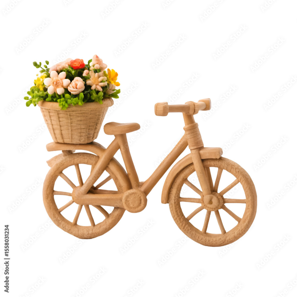 Fototapeta premium bicycle with flowers