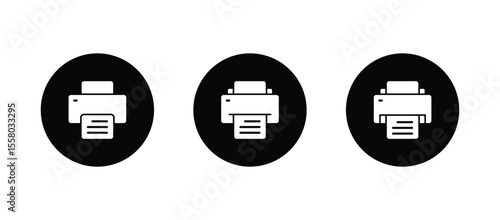 Printer vector icon. Printer symbol icon	
