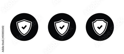 Shield icon. Protection, security icon vector for web site	