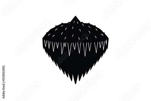 black and white fish