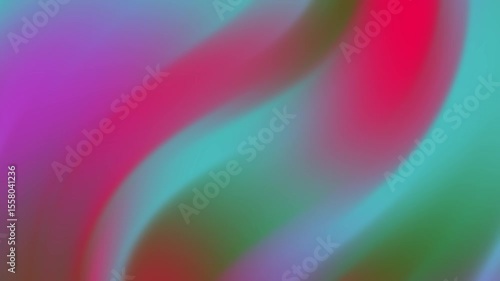 Abstract colorful waves blending in vibrant hues of pink, teal, and green, creating a dynamic visual