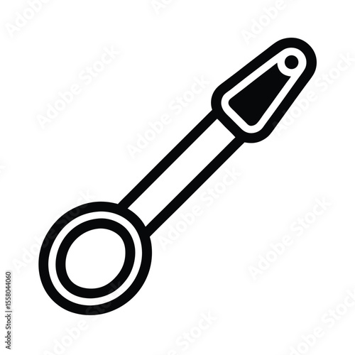 Measuring Spoons Icon Outline Vector Illustration
