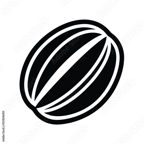 Pistachio Icon Outline Vector Illustration