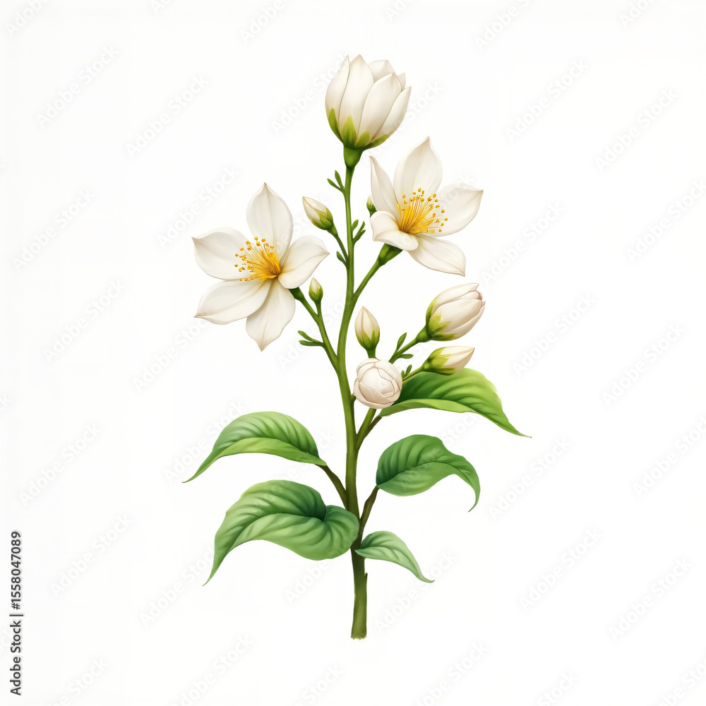 Fototapeta premium bouquet of white Jasmine