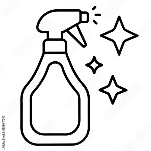 Laundry Detergent Icon Vector | Generative AI & Linocut Silhouette Design