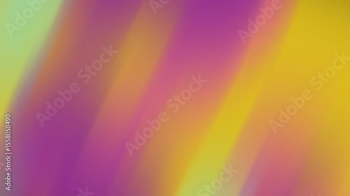 Abstract colorful background with smooth gradients of purple, yellow, and green hues