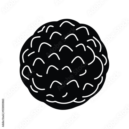 Truffle Icon Outline Vector Illustration