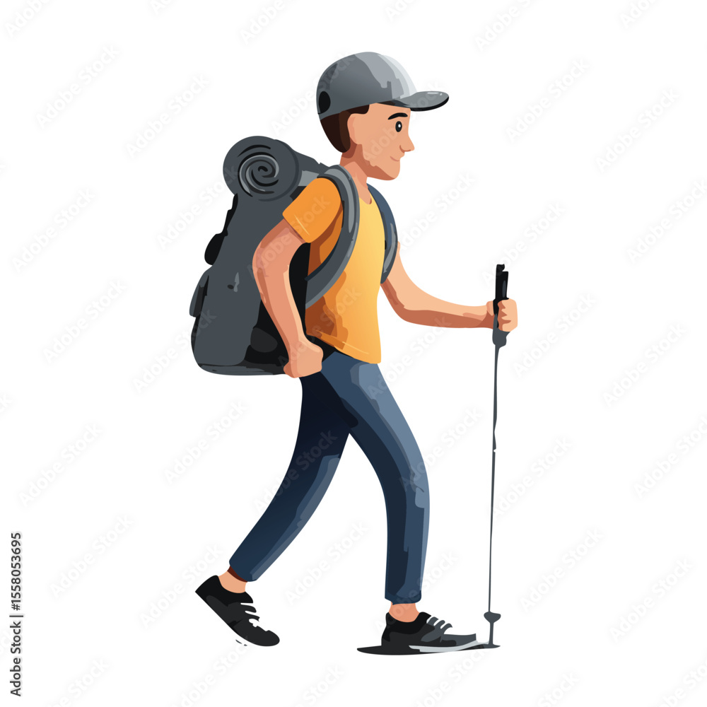 Mountain Trekker Outline Icon
Mountain Trekker Outline Icon