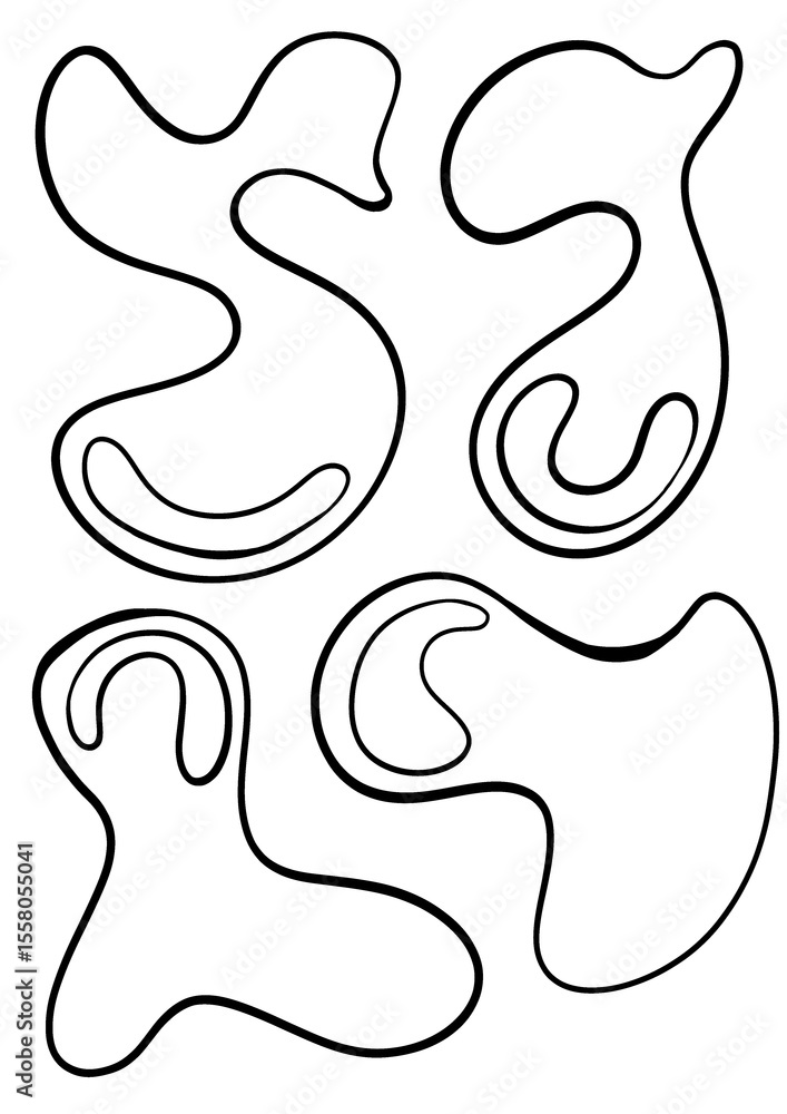Fototapeta premium Illustration of an abstract pattern background