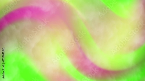 Abstract colorful swirl pattern with vibrant hues of pink, green, and yellow blending smoothly