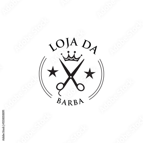 Craft a sharp look with a barber logo! Perfect for barbershops and grooming brands, it conveys classic style and expert cuts. Get a timeless emblem that attracts clients and builds trust.