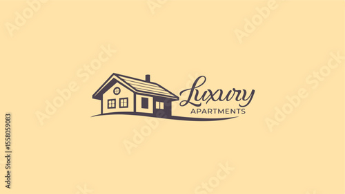 Luxury Apartment Home Line Logo