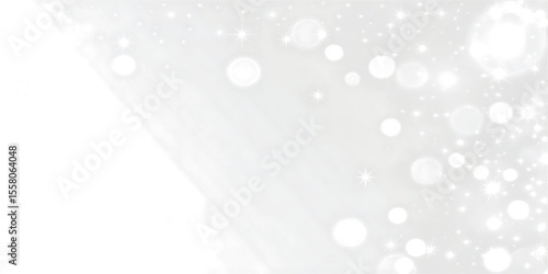 Elegant Bokeh Light Gray Ethereal Dreamy Sparkling Background Vector Illustration