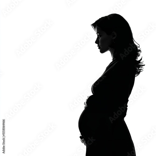 Pregnant Woman Silhouette