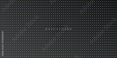 Black metal texture steel background. Perforated sheet metal.