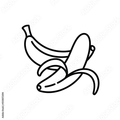 Simple line art drawing of a modern sofa with two cushions