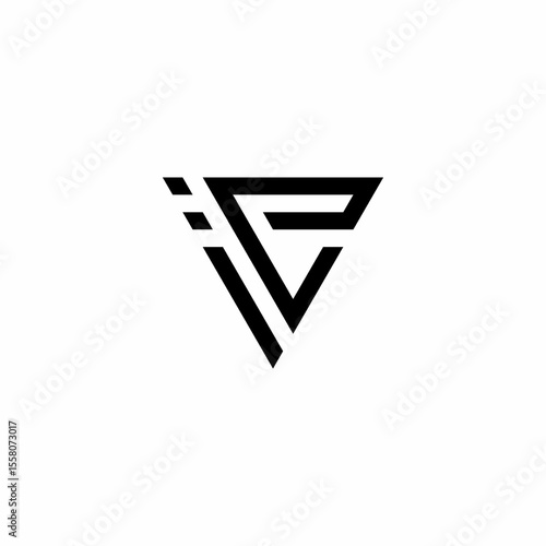 Free Download abstract initial letter . Monogram logo design, icon for luxury, elegant and random business Vector	 - GFXLoad