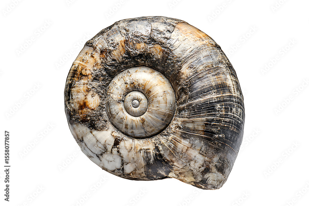 Large empty ocean snail shell isolated on transparent background Large empty ocean snail shell isolated on transparent background