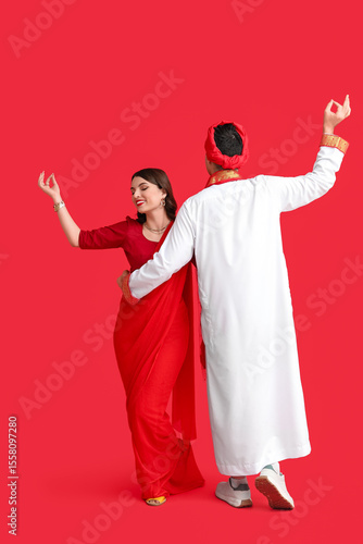 Beautiful Indian couple dan...