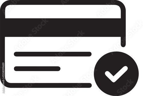  card pay icon, card payment done icon