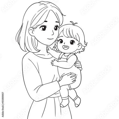 mother and daughter