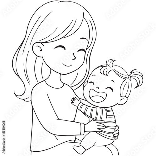 mother and daughter