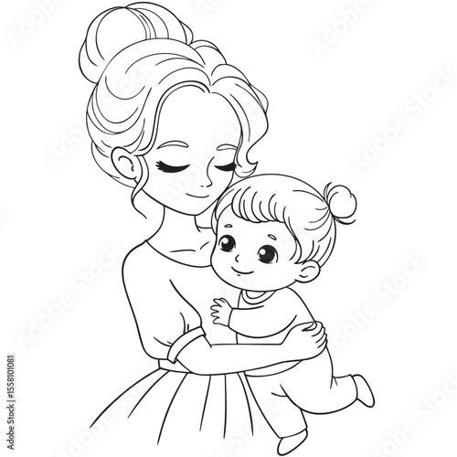 mother and daughter