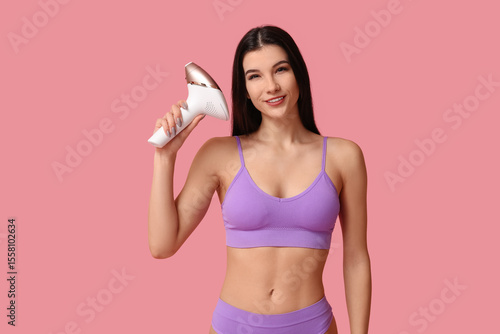 Beautiful young happy woman...