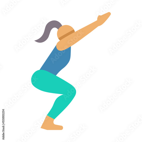 Chair Pose Icon
