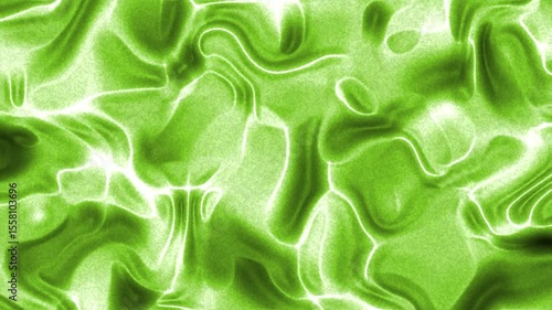 Abstract green water texture with ripples, creating a vibrant and dynamic background effect