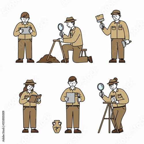 Archaeology Research Activities Set