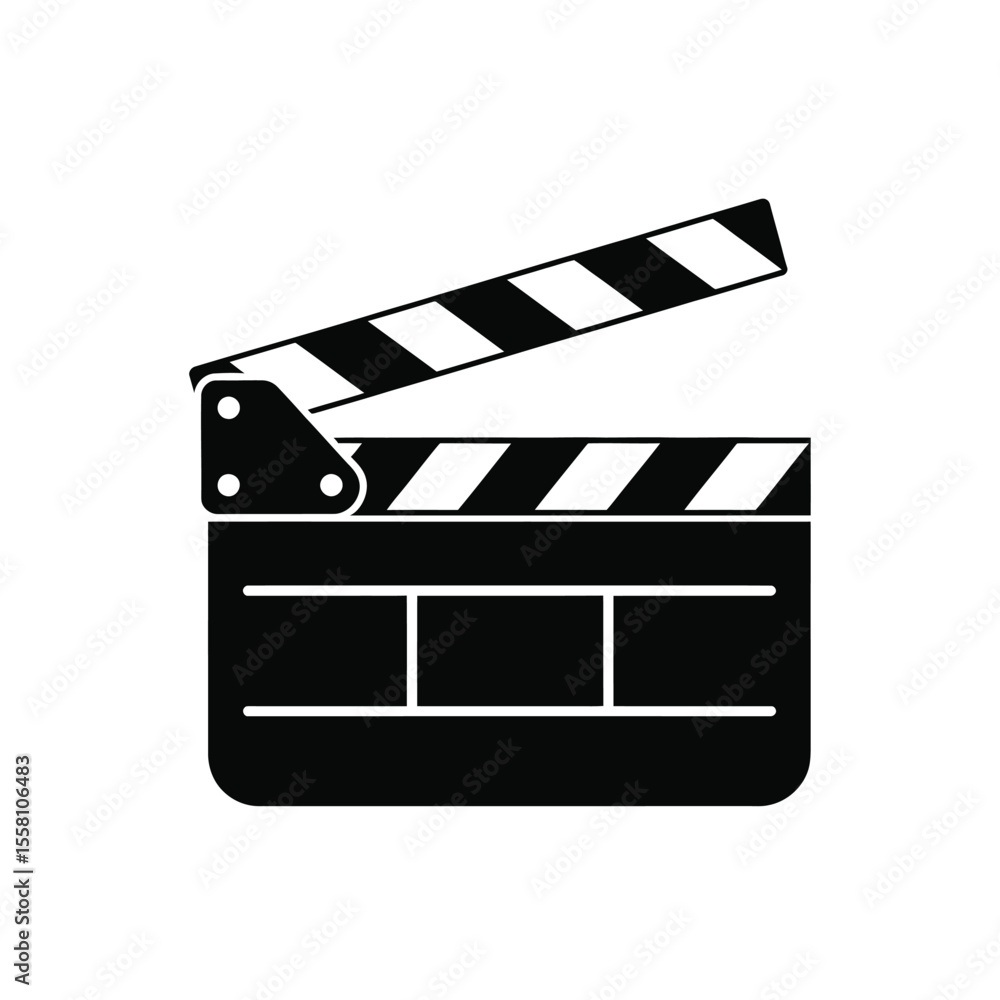 Obraz premium Classic Clapperboard Icon