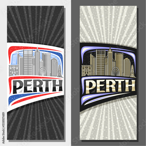 Vector vertical layouts for Perth
