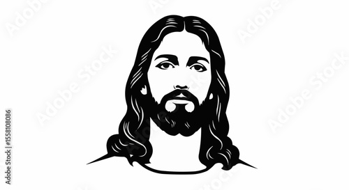 cartoon illustration of Jesus