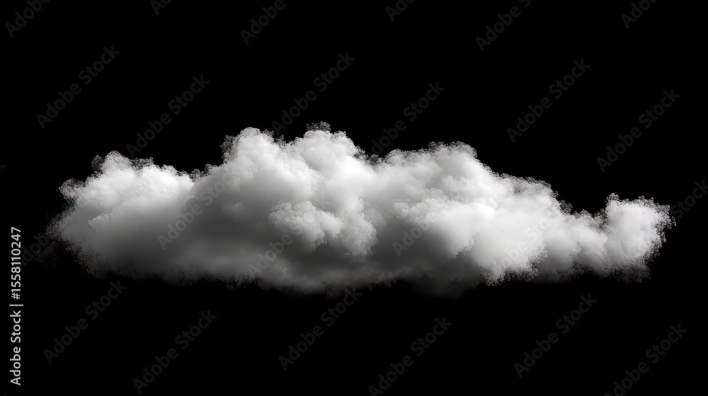 Flying Through Clouds Toward Black Background, Digital Animation and 3D Render VFX Flying Through Clouds Toward Black Background, Digital Animation and 3D Render VFX