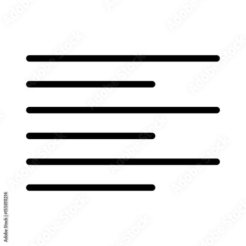 left align icon