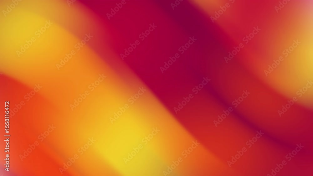 Fluxo de Cores Abstrato: Vermelho, Laranja e Amarelo