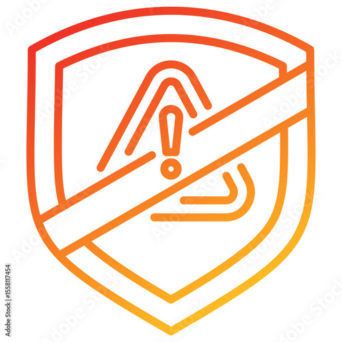 Mitigation Line Gradient Icon