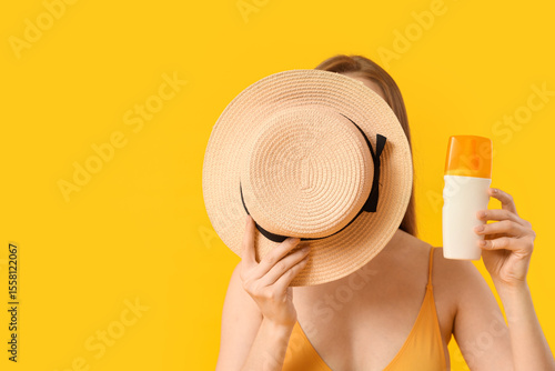 Beautiful young woman with ...