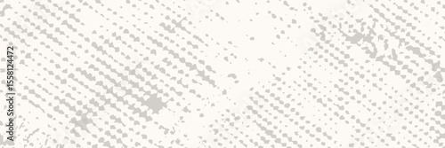 Light cream seamless grain paper texture. Vintage ecru background with dots, speckles, specks, flecks, particles. Craft repeating wallpaper. Natural white grunge surface background. Vector backdrop