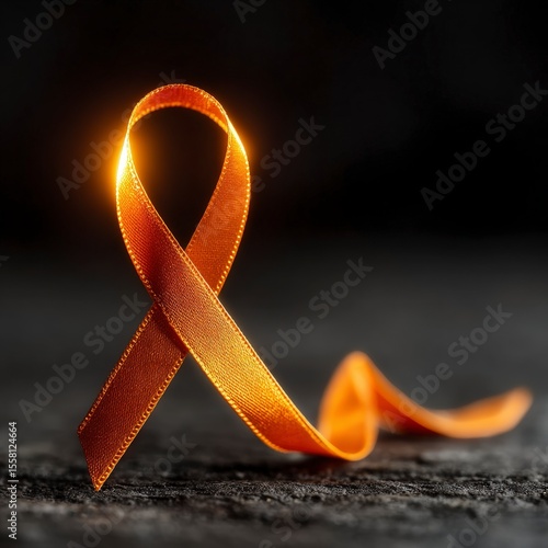Orange Ribbon  Multiple Sclerosis Awareness  Hope  Support  Charity