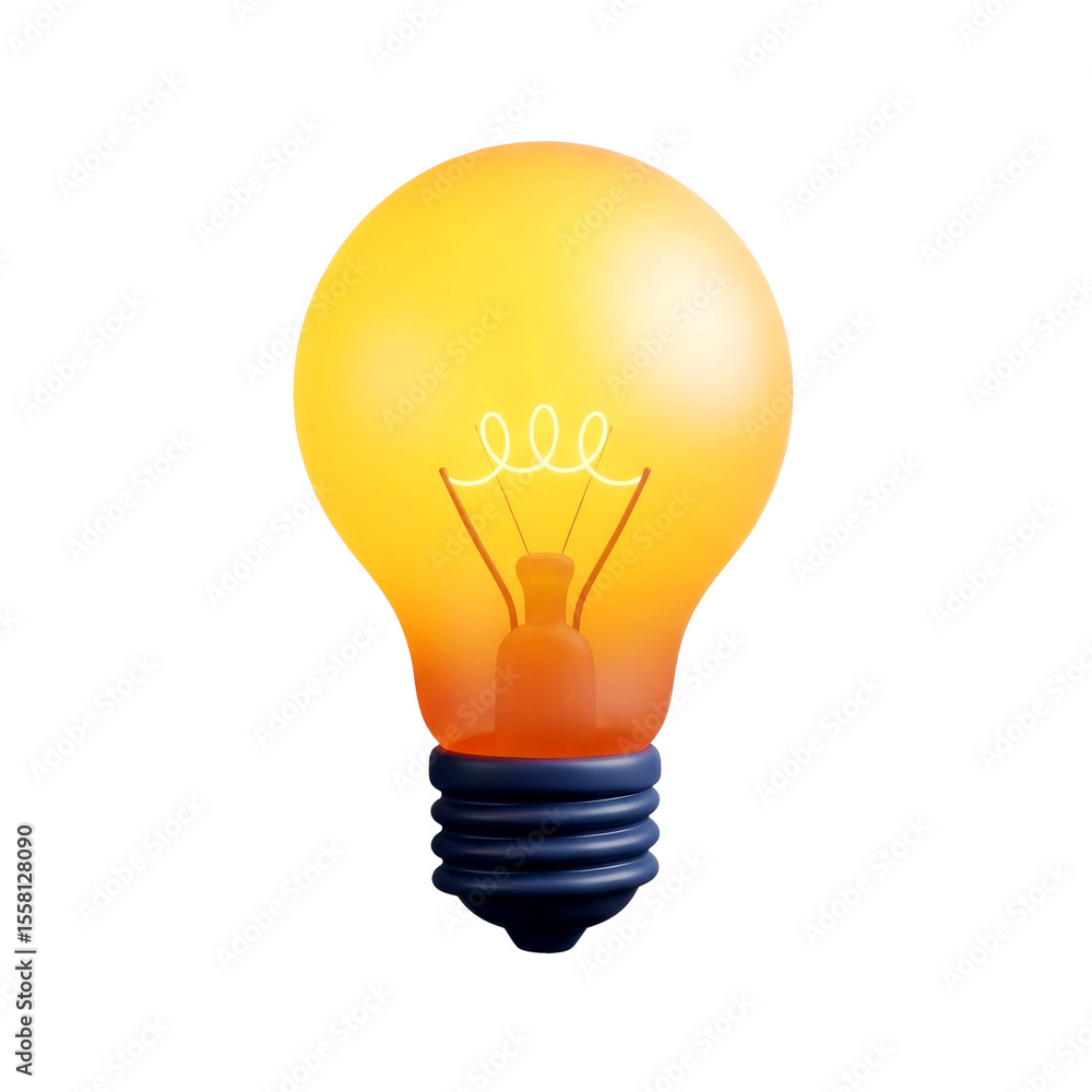 Illuminating Ideas: A Glowing Lightbulb Image Illuminating Ideas: A Glowing Lightbulb Image