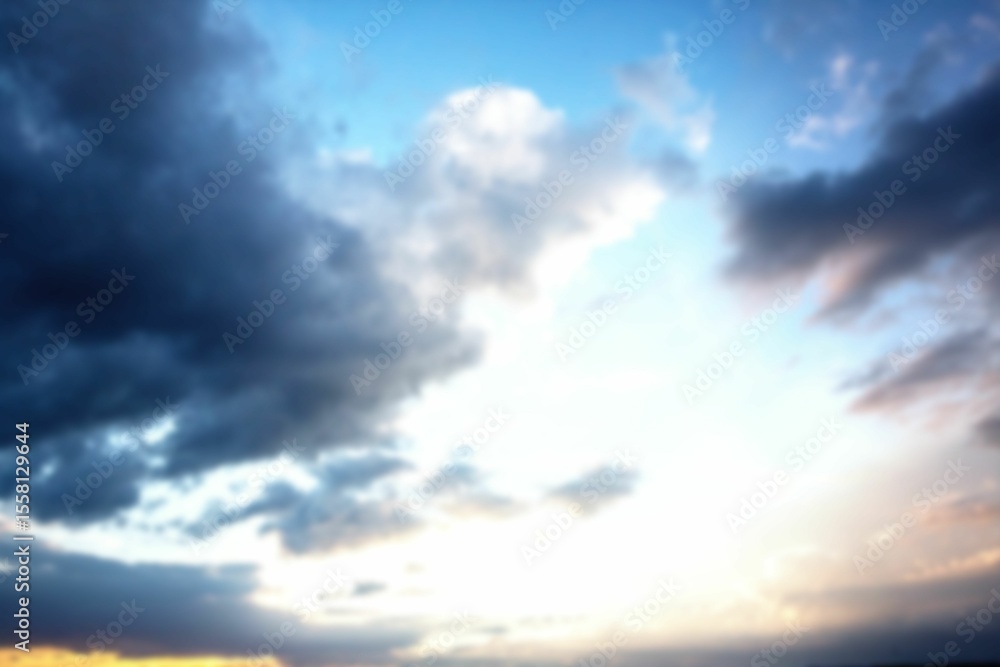 Obraz premium Scenic view of sky during sunset