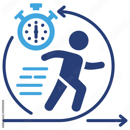 Agility Two Color Icon