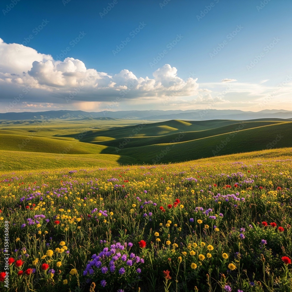 Fototapeta premium field of flowers