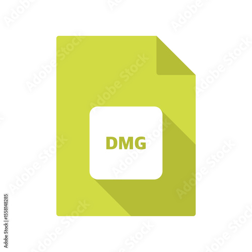 dmg vector file icon on transparent background