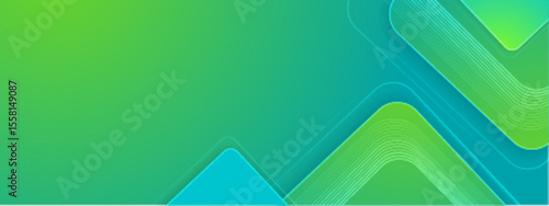 Abstract green and blue shapes suitable for backgrounds, patterns, web design, or digital art with a modern and dynamic twist.
