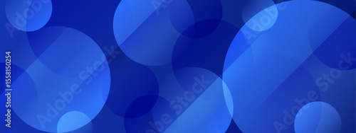 Overlapping translucent blue circles create abstract design suitable for backgrounds, web graphics, posters, and digital art projects.