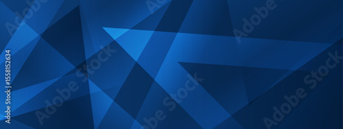 Overlapping blue triangles in an abstract design suitable for backgrounds, branding, geometric patterns, and modern concept designs.