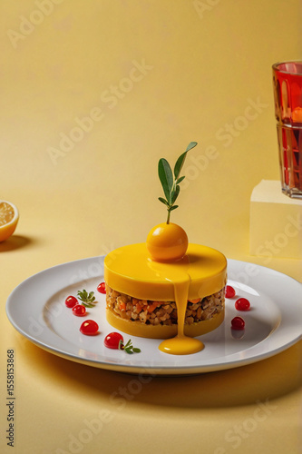 Wallpaper Mural plate with fruit and cheese Torontodigital.ca